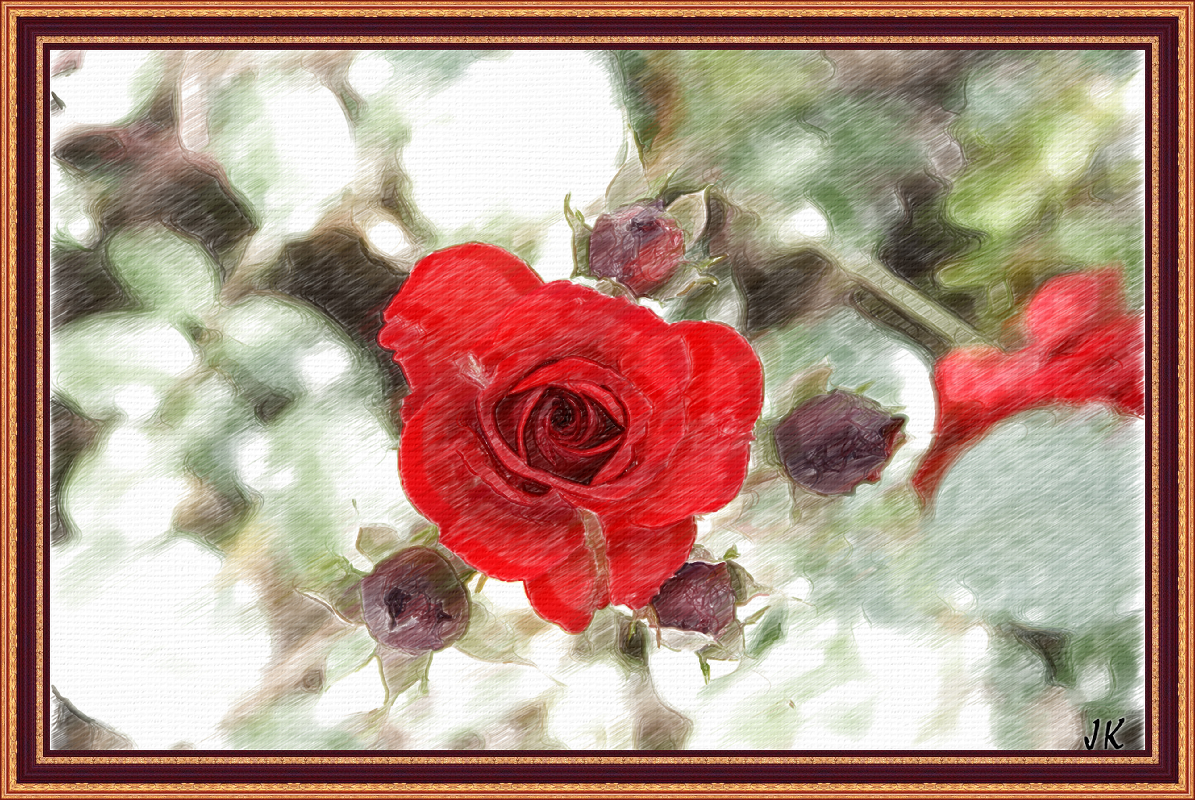 Grafika inspirowana kwiatami