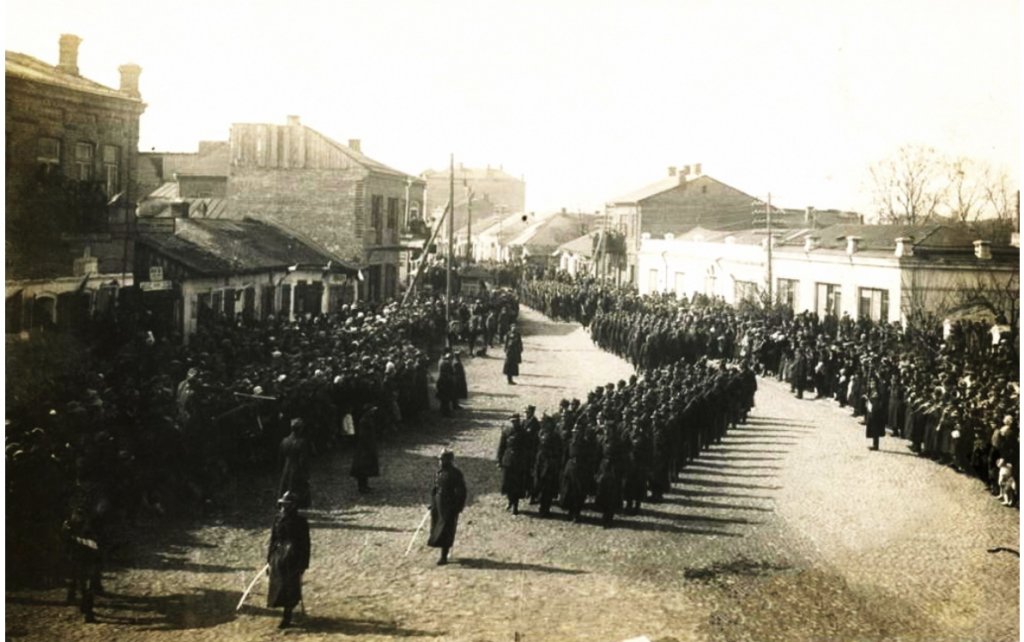 Parada wojskowa we Włodzimierzu Wołyńskim w 1924 r.