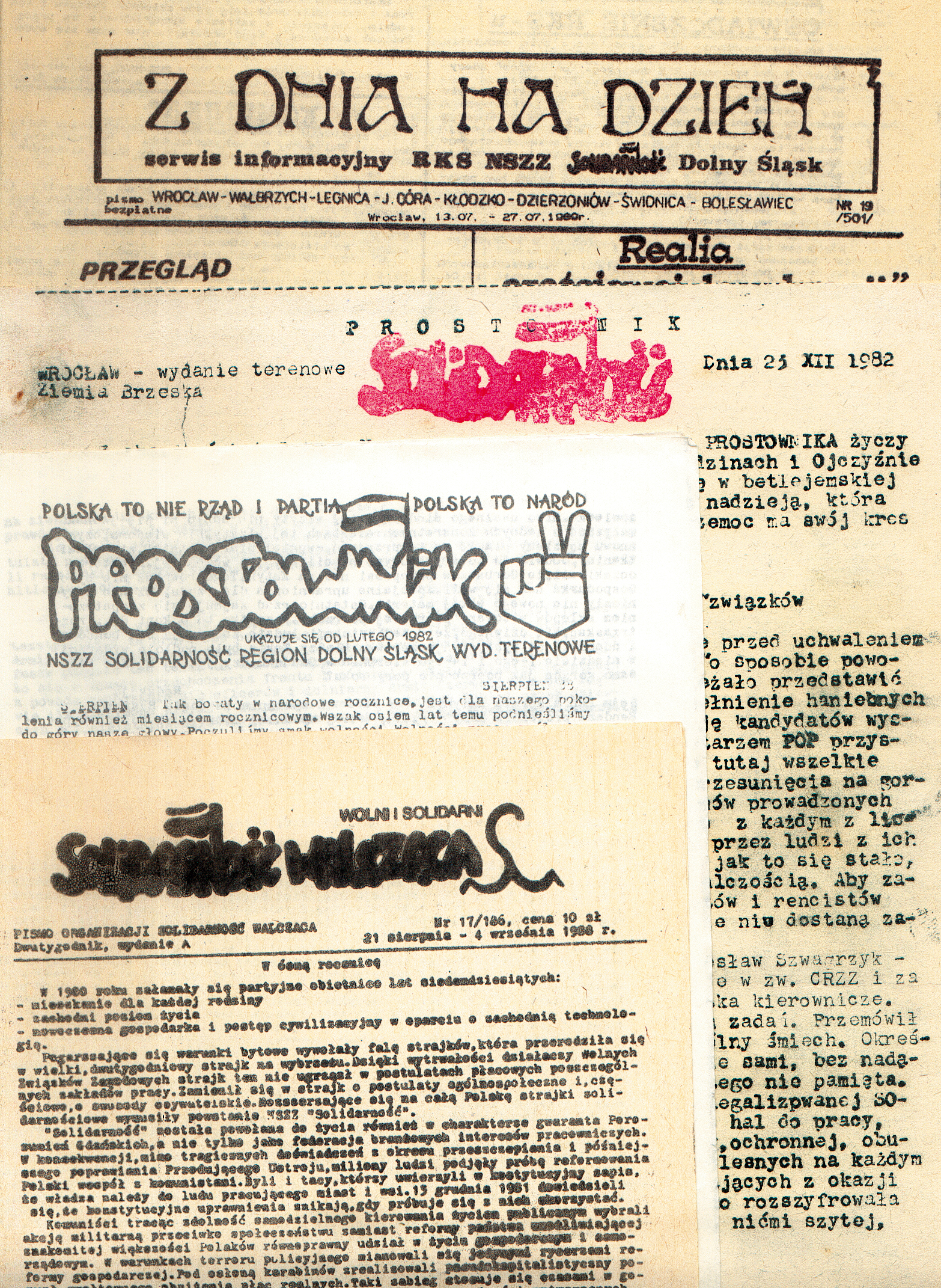 Prasa drugiego Brzeg obiegu w PRL w Brzegu
